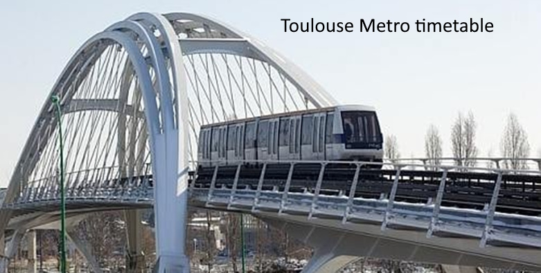 Toulouse Metro timetable